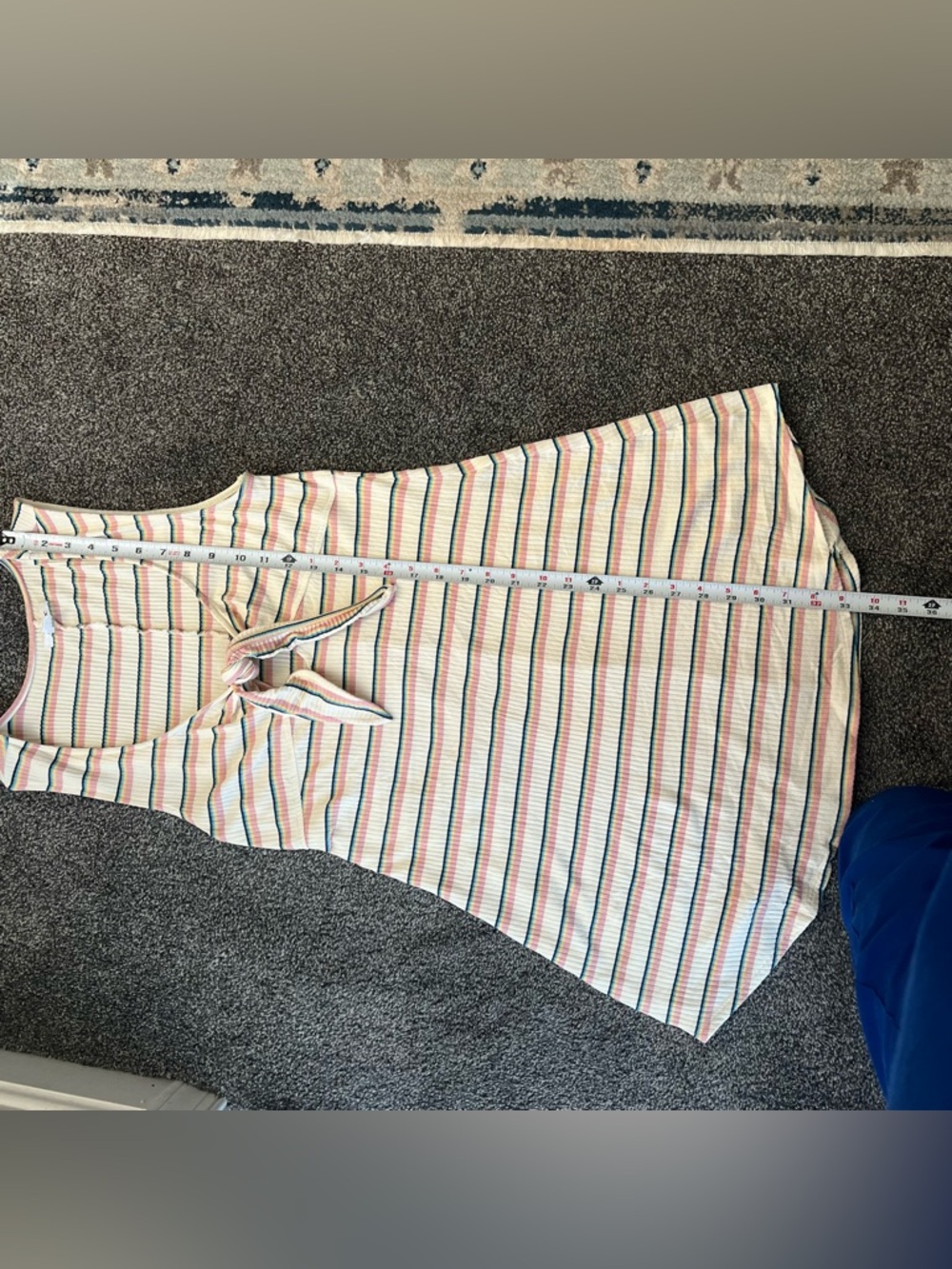 O'Neill Pastel Striped Ribbed Dress - Picture 9 of 9